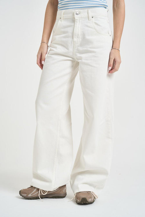 Jeans donna Mia in denim bianco - 2