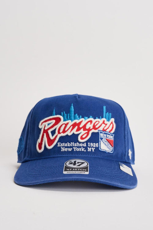 Cappello uomo baseball Rangers blu