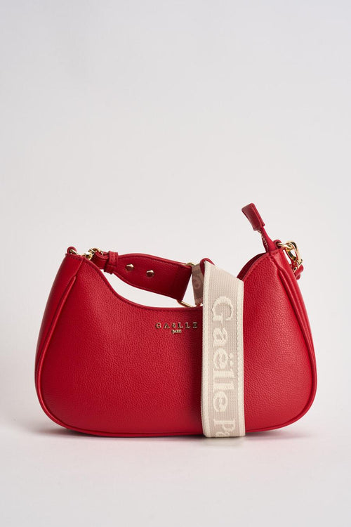 Borsa donna a tracolla in ecopelle rossa