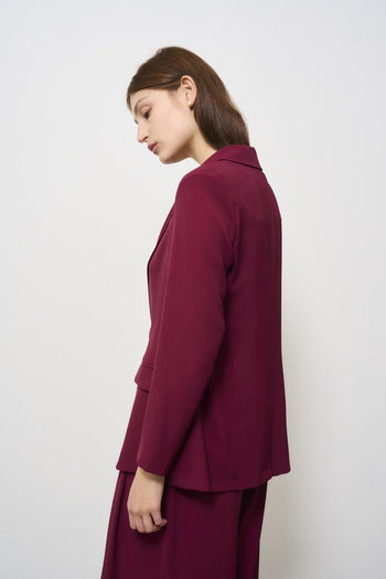 Giacca donna bordeaux - 4