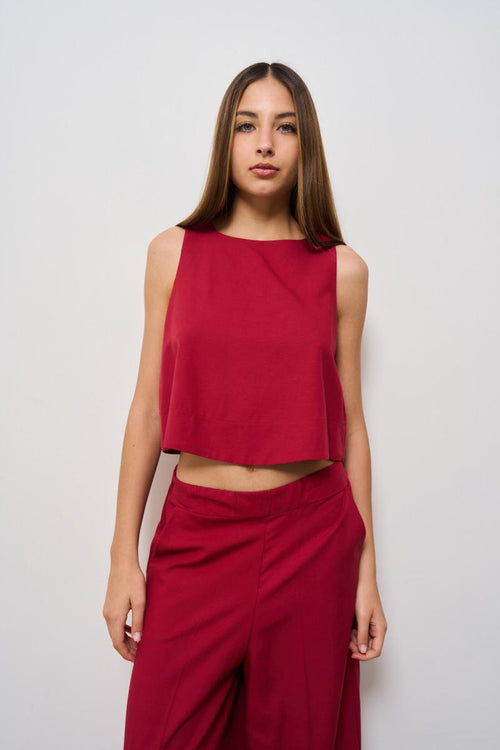 Completo abito donna rosso - 2
