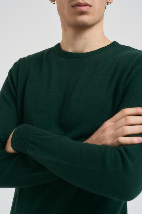 Maglia uomo girocollo verde - 2