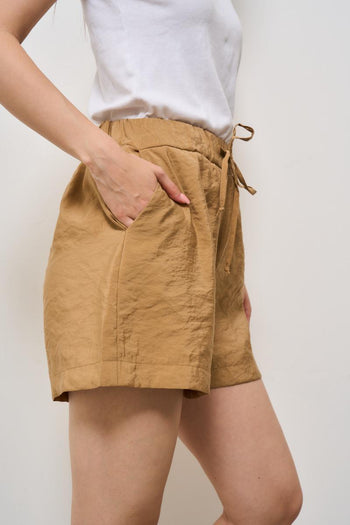 Shorts donna cammello - 5