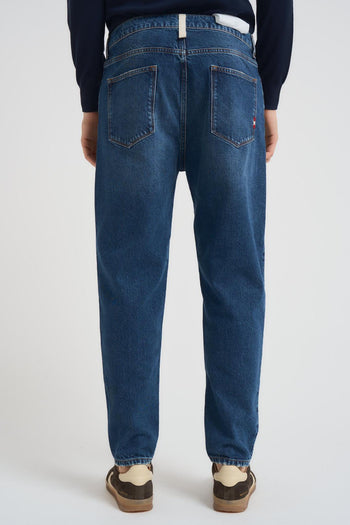 Jeans uomo blu scuro - 4