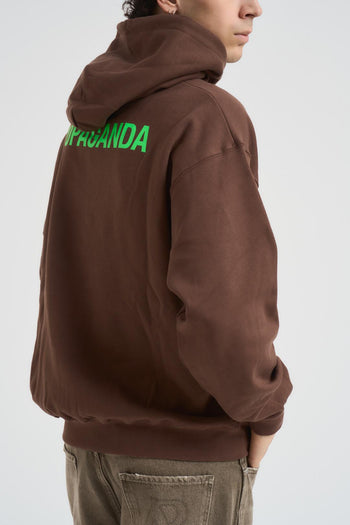 Felpa uomo Logo Classic marrone - 5