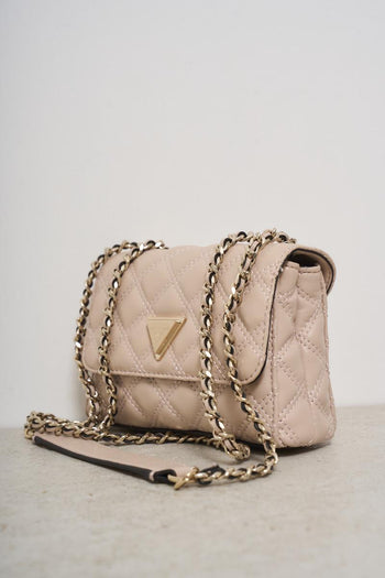 Women's bag with a dusty pink shoulder strap - 4