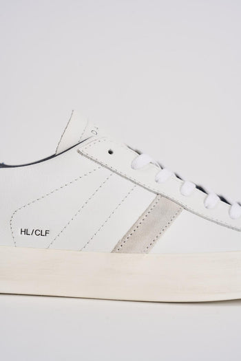 Sneakers uomo Hill low calf bianco e blu - 3