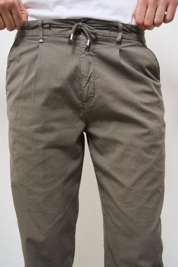Pantalone uomo regular tortora - 5