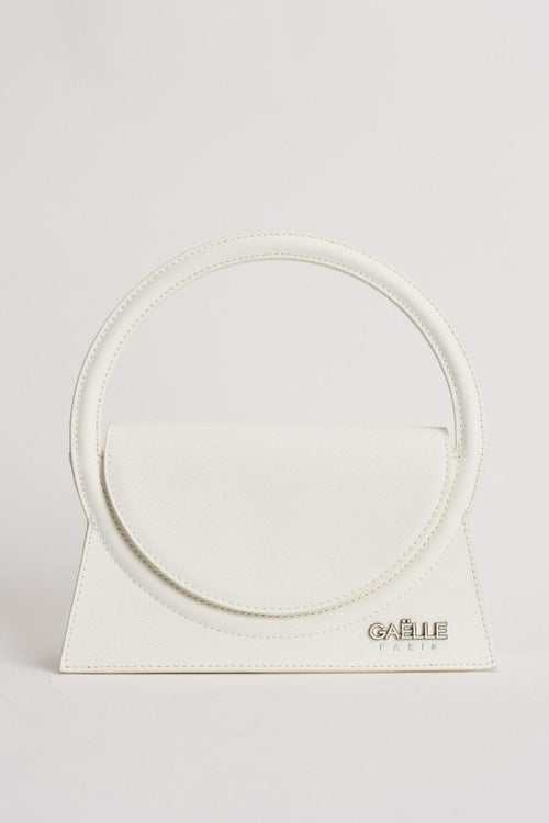 Borsa donna a mano in ecopelle bianca