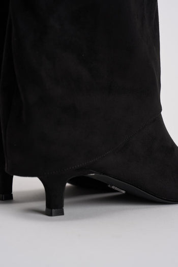 Stivale donna in suede nero - 6
