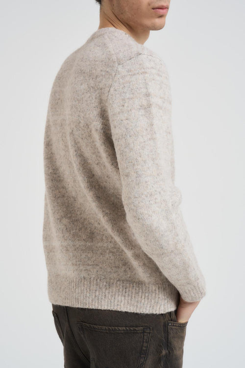 Maglia uomo girocollo beige - 2