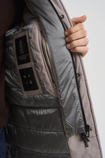 Giubbotto trench uomo grigio chiaro - 7