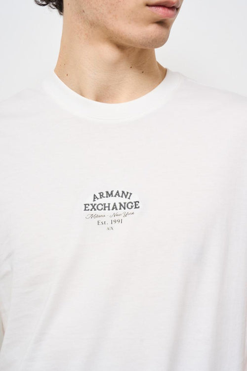 T-shirt uomo girocollo bianca - 2