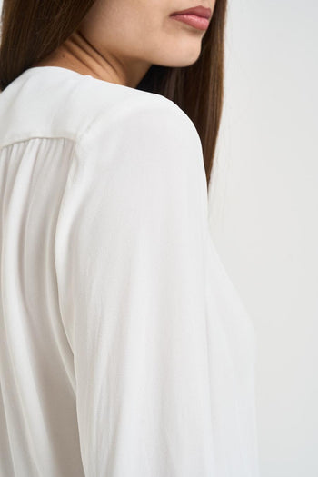 Camicia donna a body bianca - 5