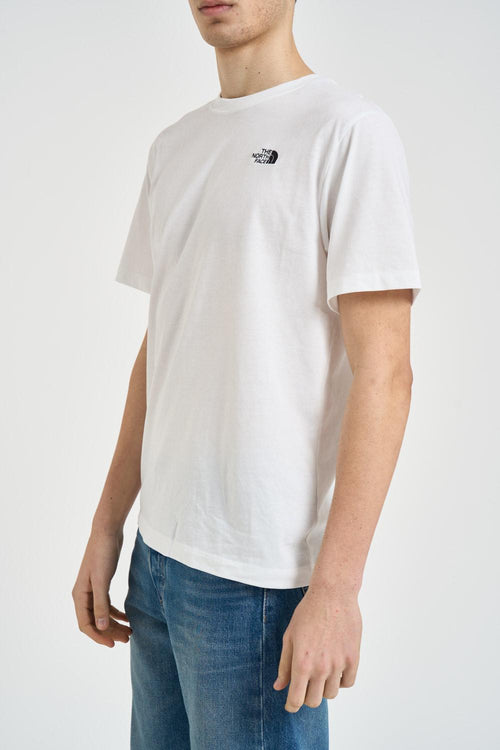 T-shirt uomo girocollo bianca - 2