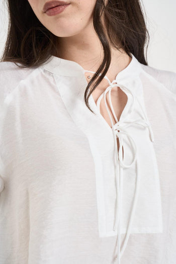 Blusa donna bianca - 4