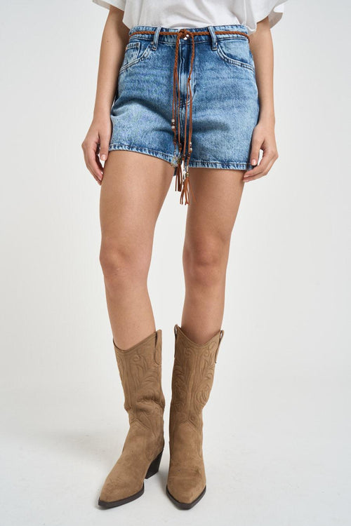 Shorts donna in denim