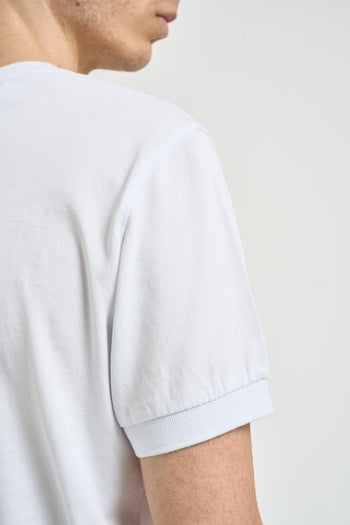 T-shirt uomo girocollo bianca - 4
