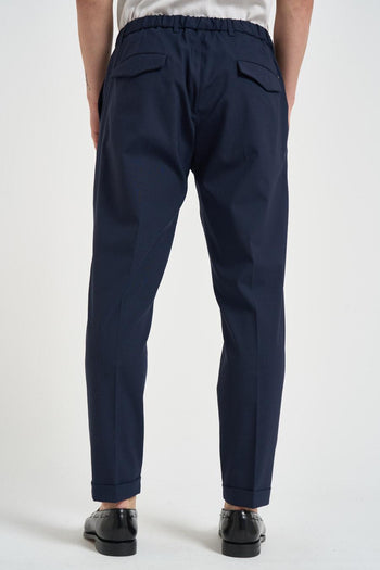 Pantalone uomo chino blu - 3