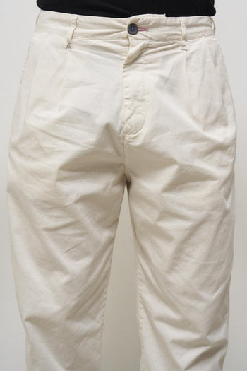 Pantalone uomo panna - 5