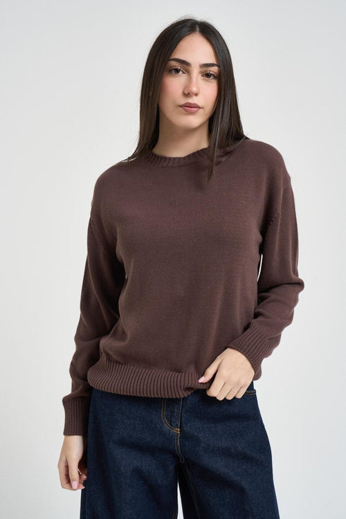Maglia donna girocollo moro - 1