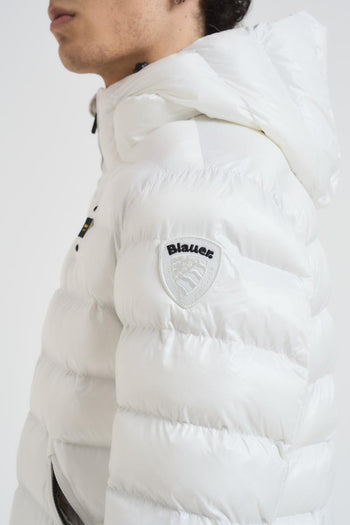 Piumino uomo trapuntato bianco - 5