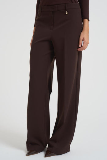Pantalone donna a palazzo nero - 5