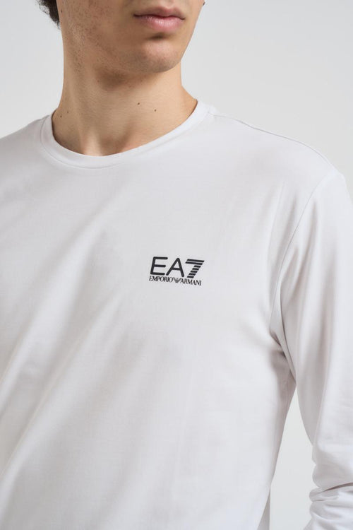 T-shirt uomo girocollo bianca - 2