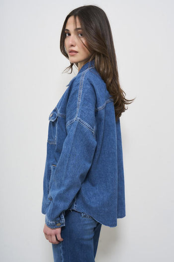 Women's medium denim jacket - 5