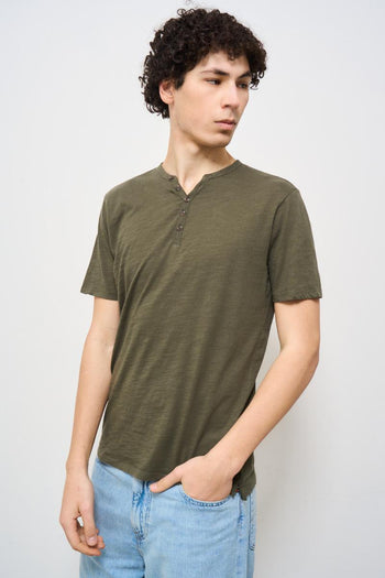 Polo uomo verde militare - 3