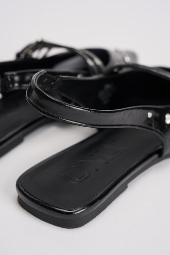 Slingback donna nere con borchie - 8