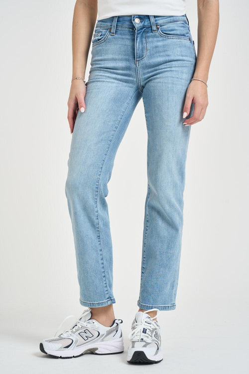 Jeans donna regular in denim chiaro - 2
