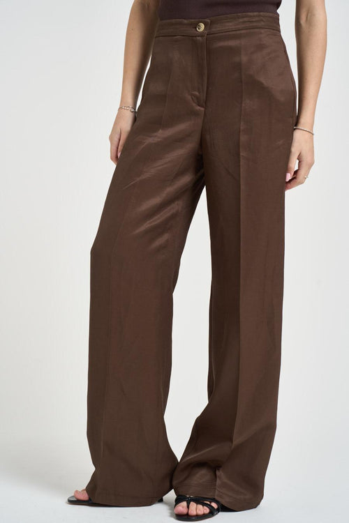 Pantalone donna dritto moro