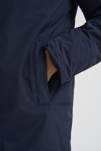 Trench uomo midi blu notte - 3