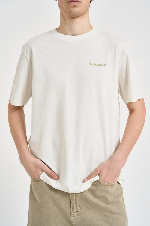 T-shirt uomo con stampa bianca - 2