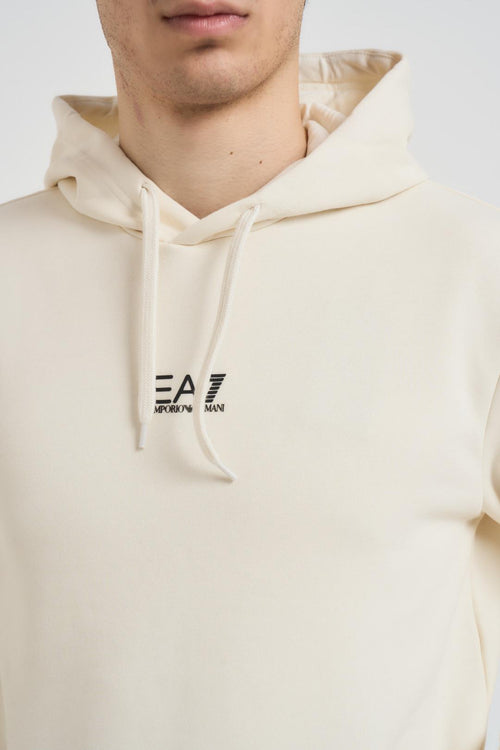 Felpa uomo con cappuccio burro - 2