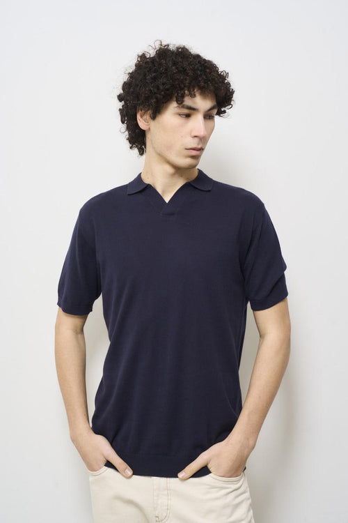 Polo uomo blu