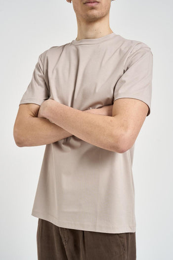 T-shirt uomo girocollo beige - 4