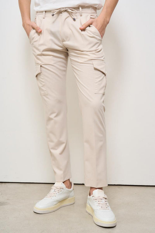 Pantalone uomo regular beige - 2