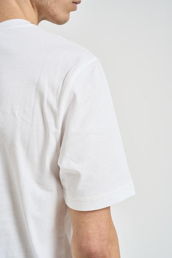 T-shirt uomo girocollo bianca - 4