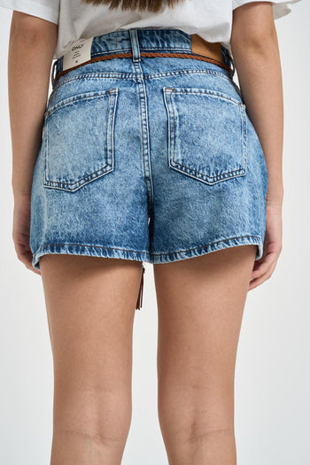 Shorts donna in denim - 4