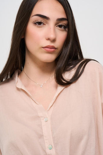 Camicia donna rosa - 3
