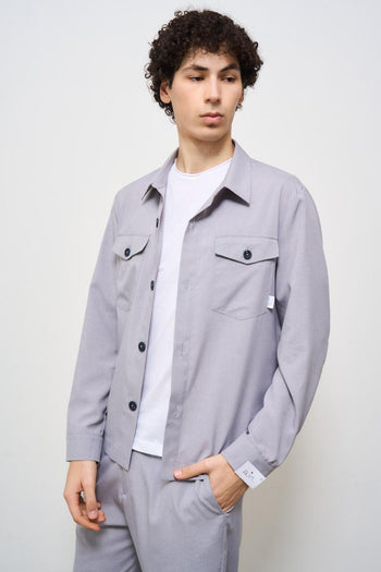 Camicia uomo grigia - 4