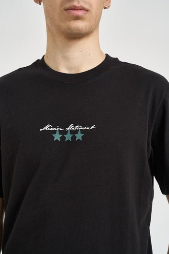 T-shirt uomo con stampa nera - 3