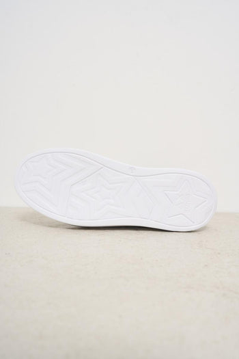 Sneakers donna bianca e argento - 8