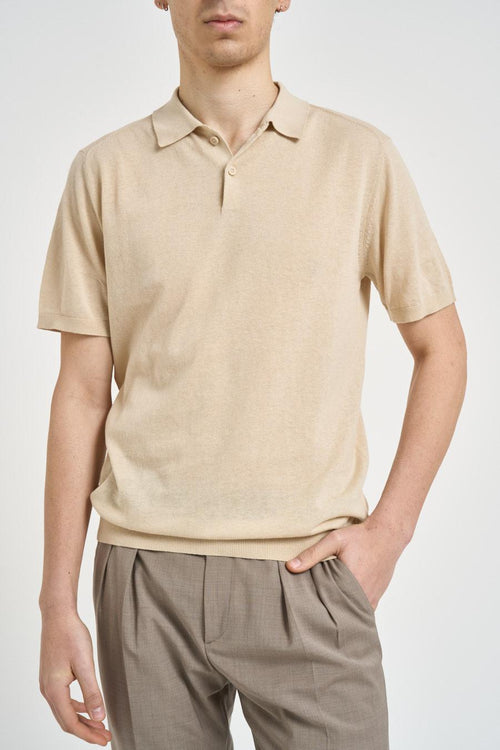 Polo uomo beige - 2