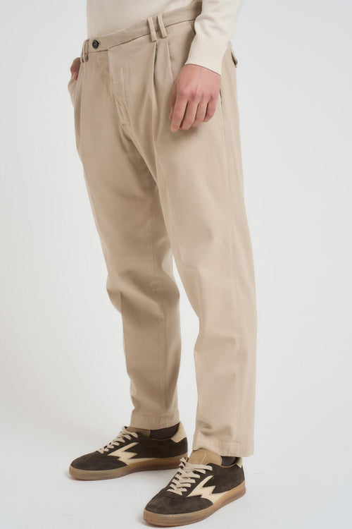 Pantalone uomo dritto sabbia - 2