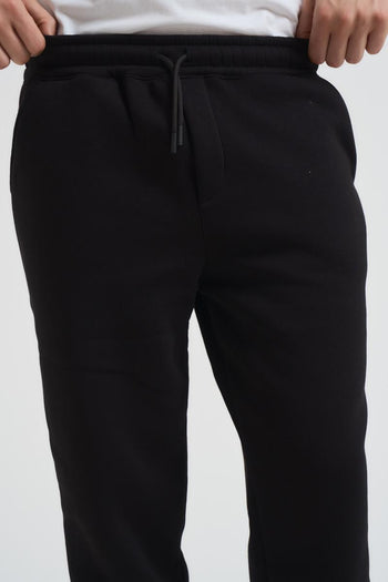 Pantalone tuta jogger uomo nera - 5