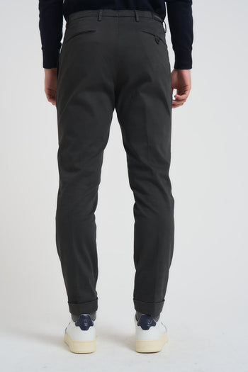 Pantalone uomo con pinces grigio antracite - 3