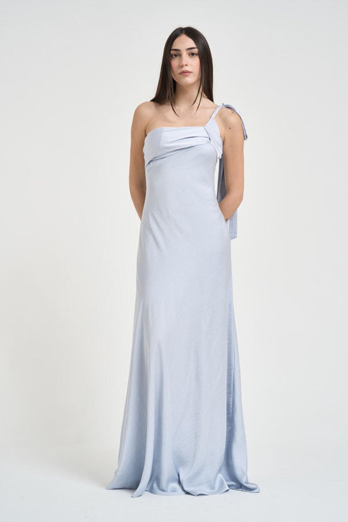Abito donna lungo azzurro